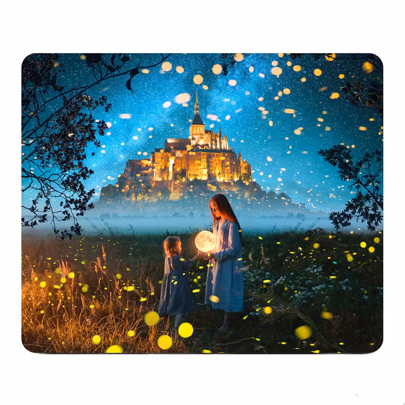 پد موس - پد ماوس  مدل G11 طرح Moon Girl