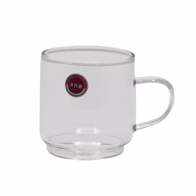 لیوان بی.وی.کی مدل شفاف دو جداره کد 316121 بسته 2 عددی