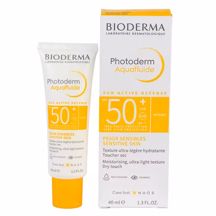 ضد آفتاب فتودرم آکوا فلویید بی رنگ SPF50 بایودرما