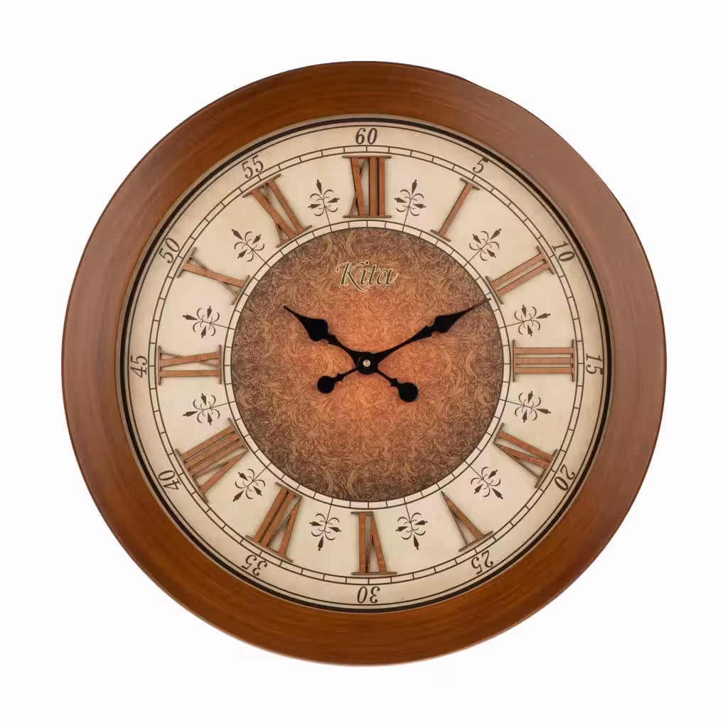 ساعت دیواری چوبی آنتیک کد 712