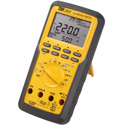 مولتی متر True RMS مدل TES-2900 ساخت کمپانی TES