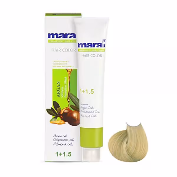 رنگ مو مارال سری زیتونی مدل بلوند زیتونی خیلی روشن شماره 9.3