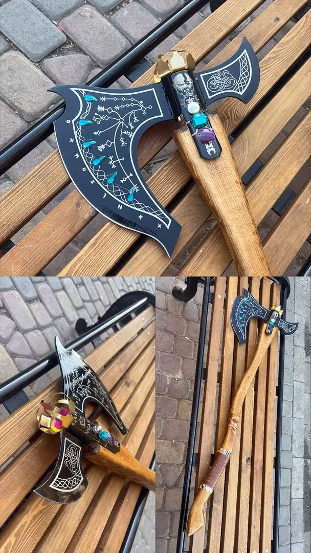 تبر غول یک متری تیغه مشکی