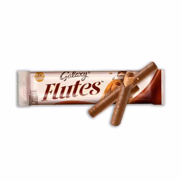 شکلات رولی دابل گلکسی فلوت 22.5 گرم – 2x Galaxy flutes chocolate