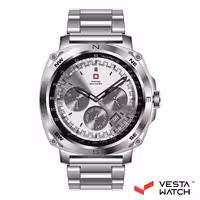 ساعت مچی هوشمند سوئیس میلیتاری SWISS MILITARY مدل  SM-WCH-DOM4-SILF-SILSTLS