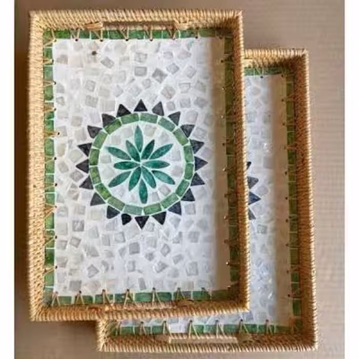 سینی حصیری 2 عددی