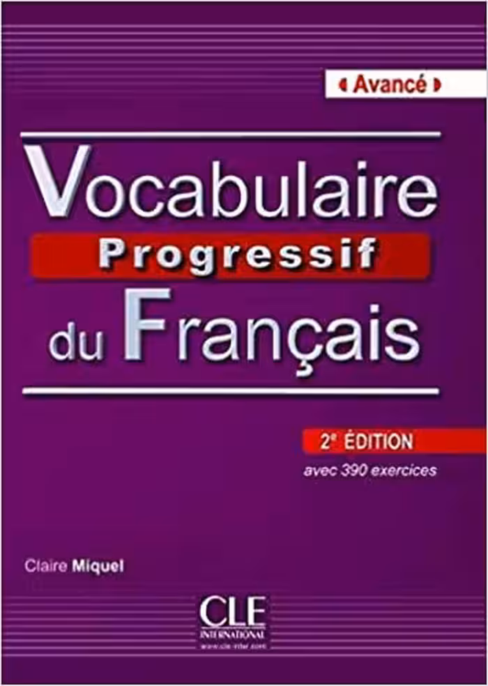 کتاب زبان Vocabulaire progressif avance 2eme edition   CD