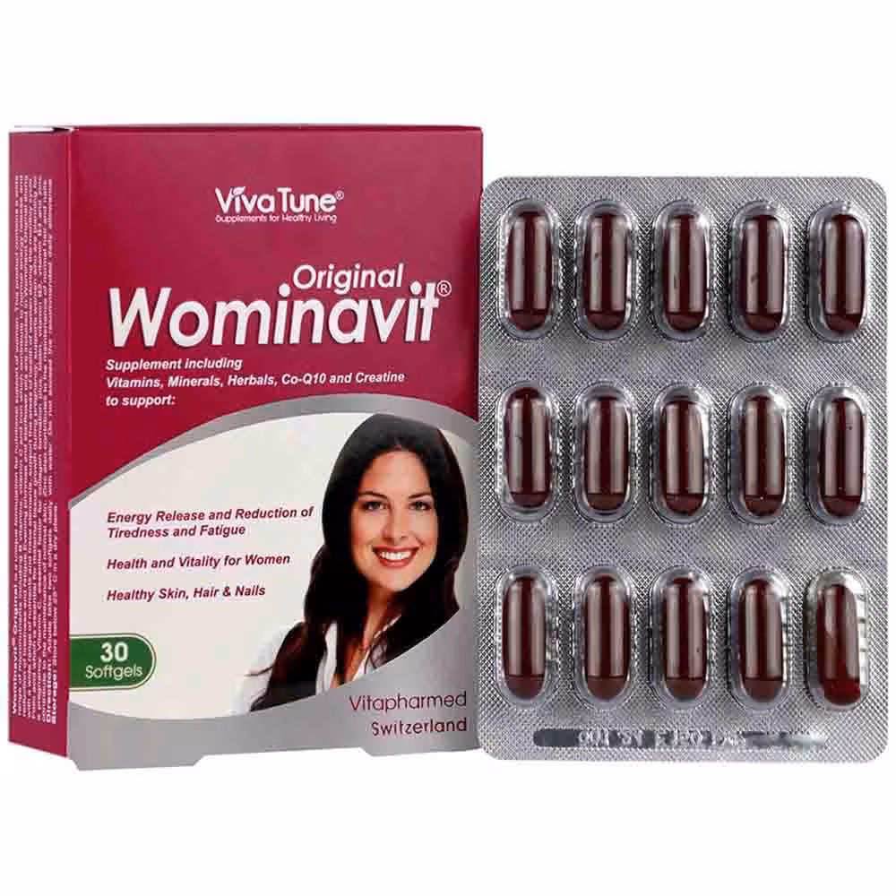 سافت ژل ومیناویت اورجینال مناسب بانوان 30 عدد