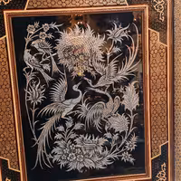 تابلوی خاتم صلیبی و قلمزنی اعلا