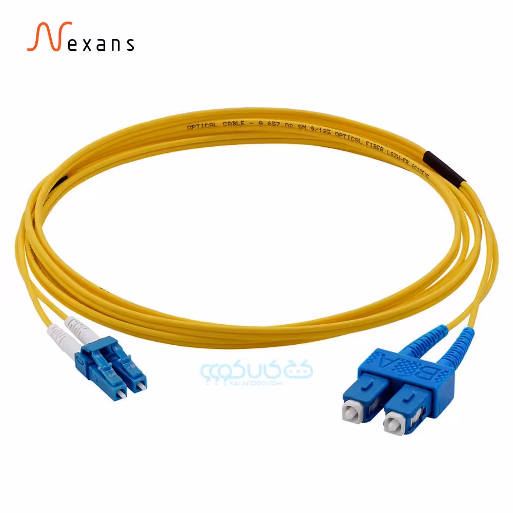 پچ کورد فیبر نوری 15 متری SC-LC Singlemode Duplex نگزنس Nexans