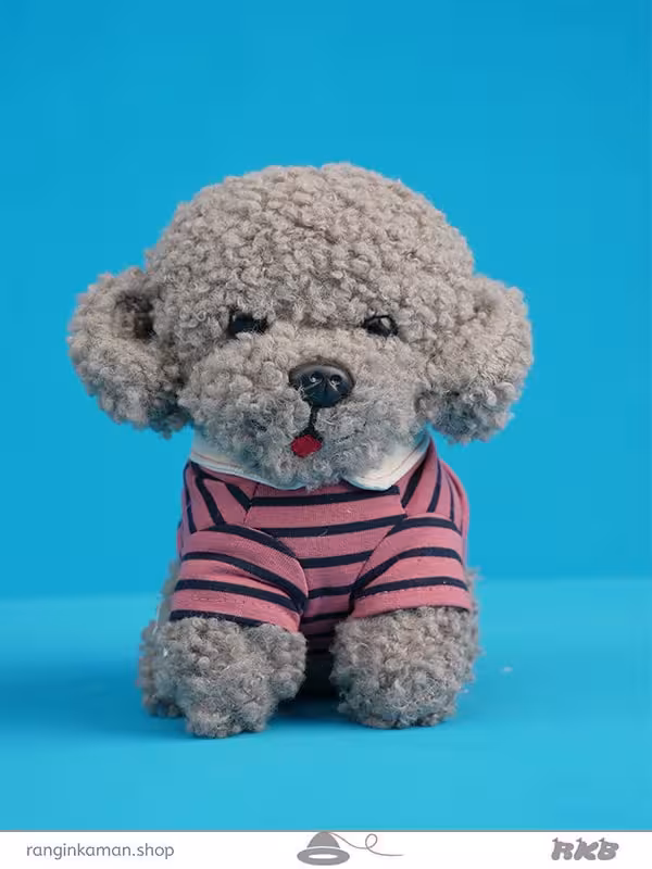 عروسک پت لباس راه راه Pet doll striped dress