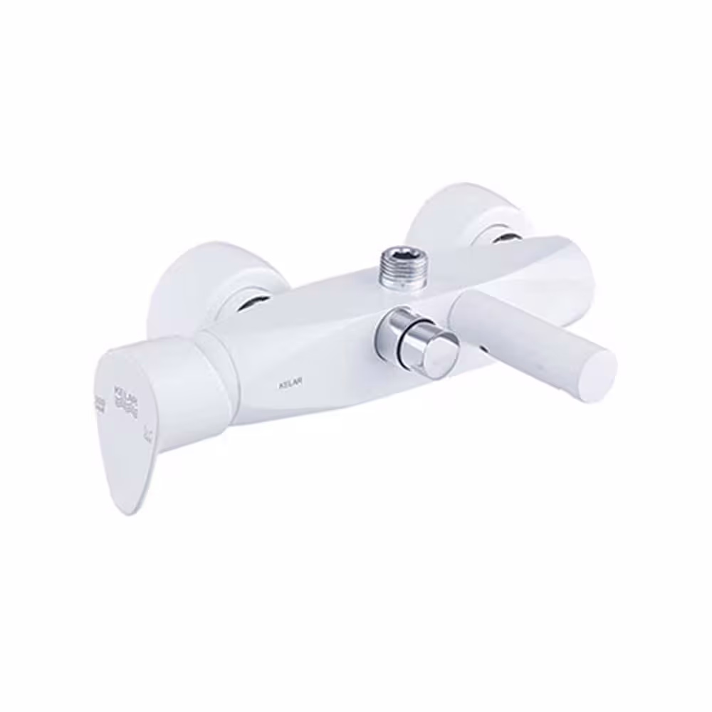 شیر حمام کلار مدل برلیان سفید