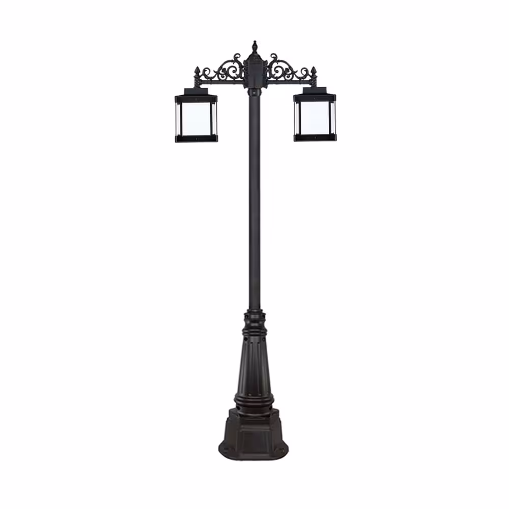 چراغ دو شاخه پارکی و حیاطی بیتانور مدل تارا کد 462521-96202