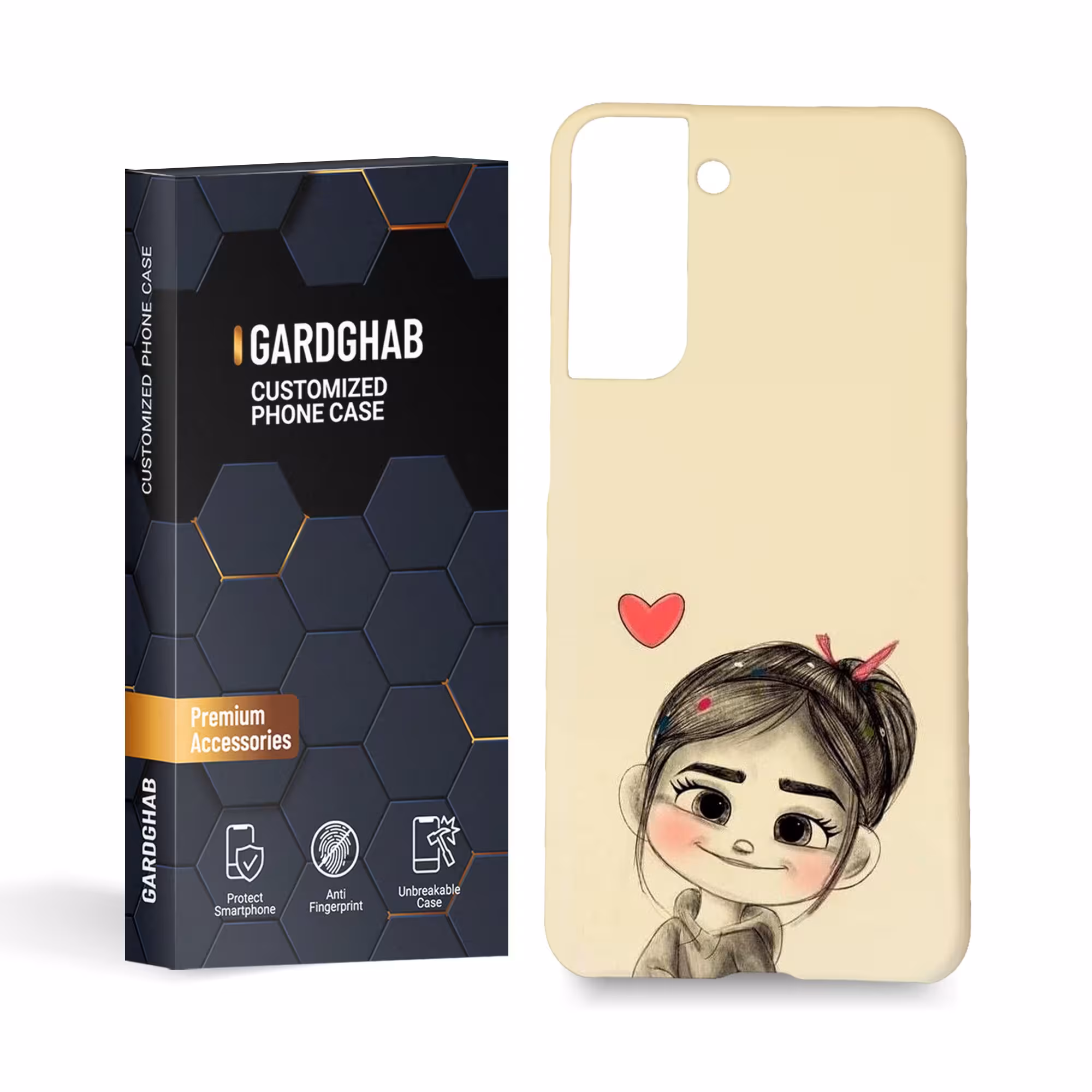 گارد قاب کاور دخترانه مدل g1147 مناسب برای گوشی موبایل سامسونگ s21 fe