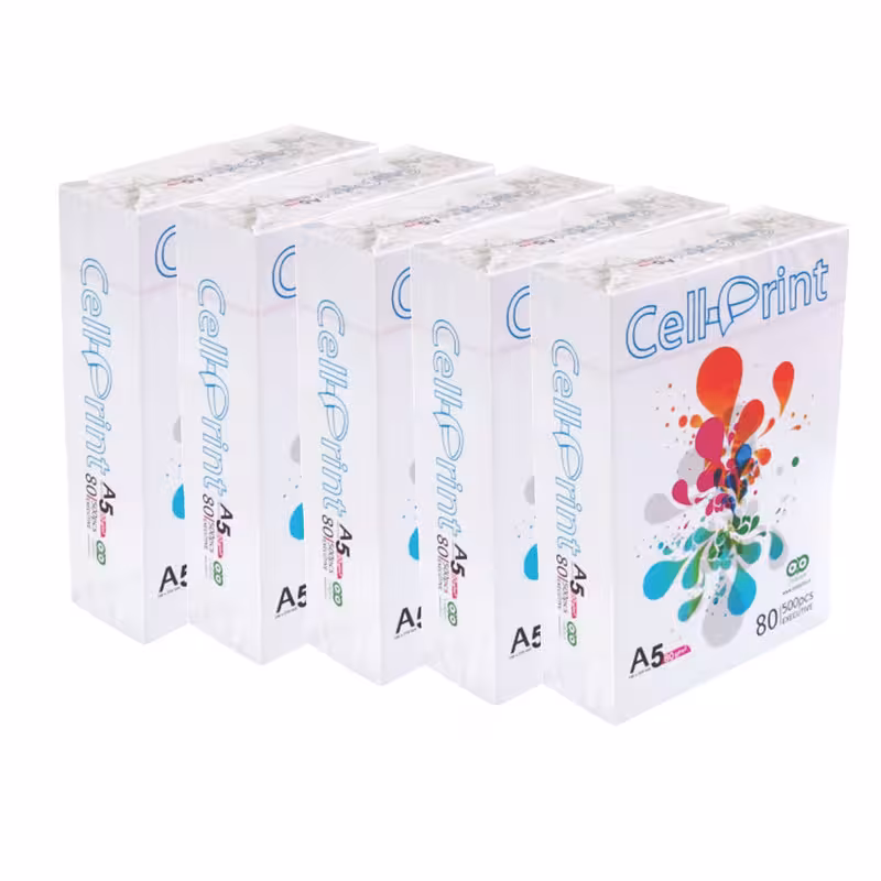 کاغد A5 سل پرینت مدل A55 بسته 5 عددی | چاوه