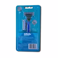 ژیلت دستگاه مدل مچ تری MACH3 با دو یدک (اصل) برند Gillette