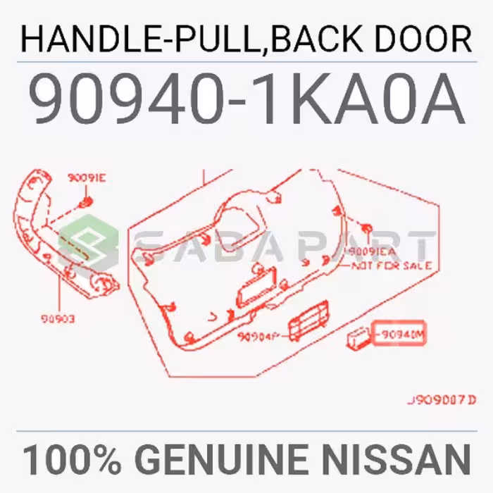 دستگیره صندوق عقب نیسان جوک منطقه آزاد – محصول اصلی