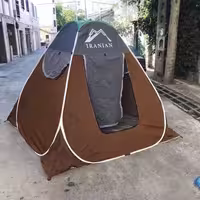 چادر مسافرتی و خیمه سایز 8 نفره سفارشی با کف ضخیم و ارتفاع بلند