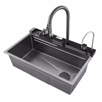 سینک ظرفشویی استیل توکار مدل پیانویی