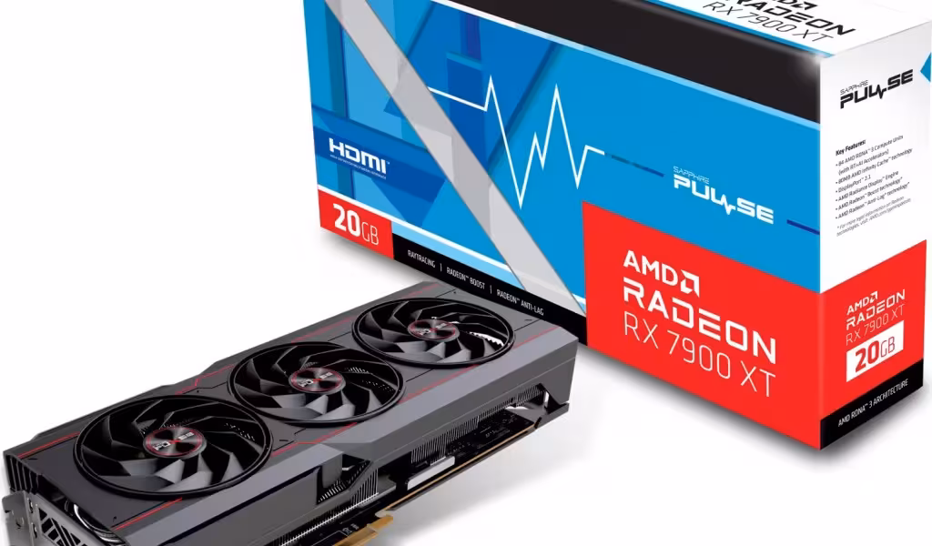 کارت گرافیک SAPPHIRE   PULSE RX 7900 XT GAMING OC 20GB GDDR6 DUAL DP LITE