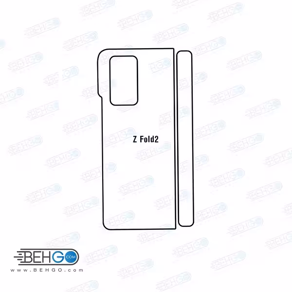 برچسب پشت گوشی سامسونگ Samsung Z Fold2 5G
