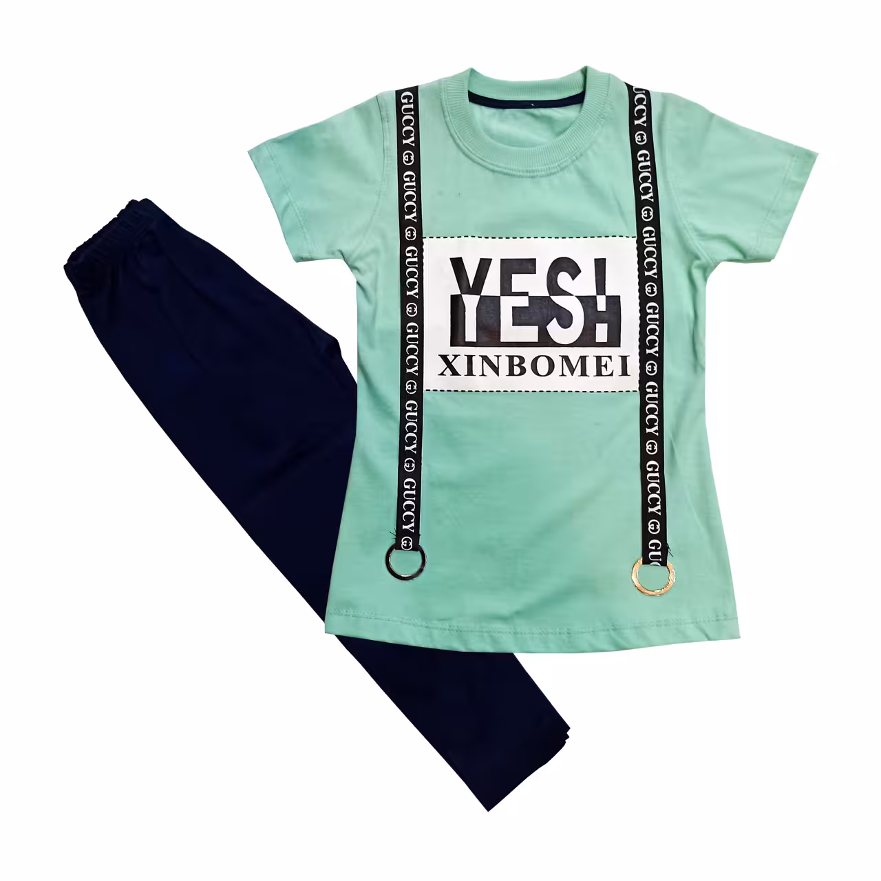 ست بلوز شلوار دخترانه مدل YES کد 625