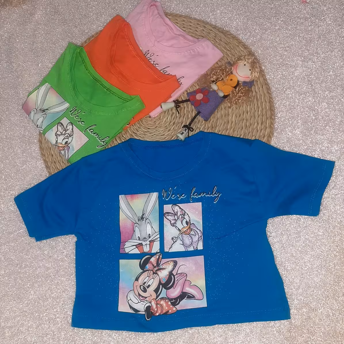 کراپ بچگانه سایز مدیوم و لارج