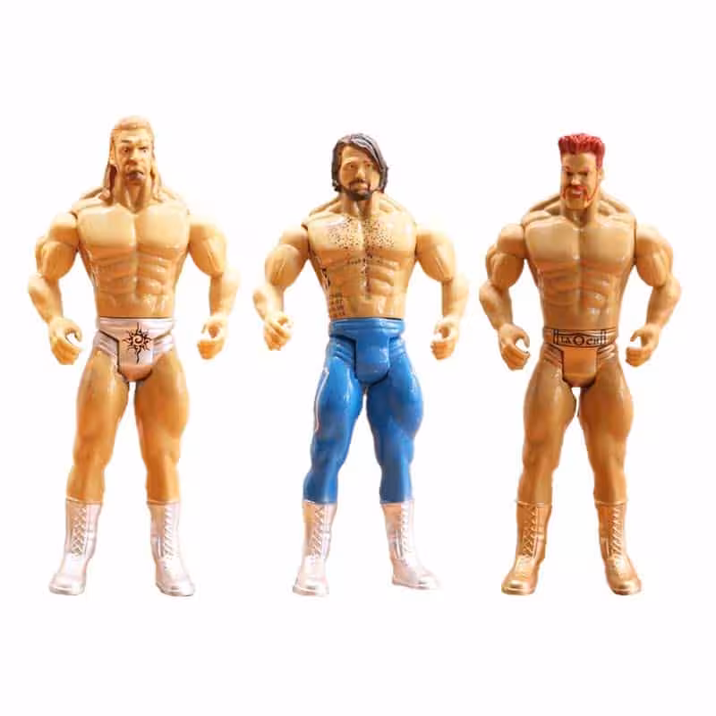 ست 3 عددی اکشن فیگور کشتی کج | WWE | سری 1
