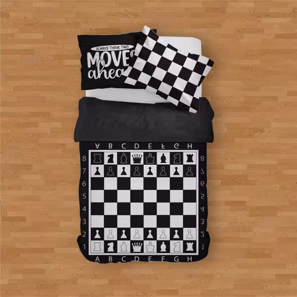 ست روتختی شطرنج دستیکور مدل VM3-410