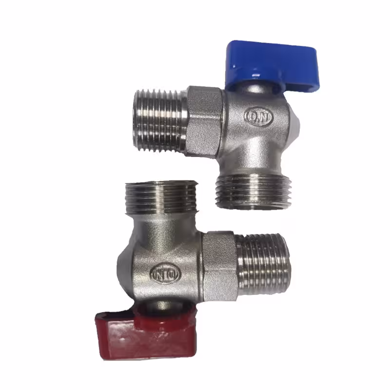 شیر لباسشویی مدل تمام برنجی اعلا بسته 2 عددی