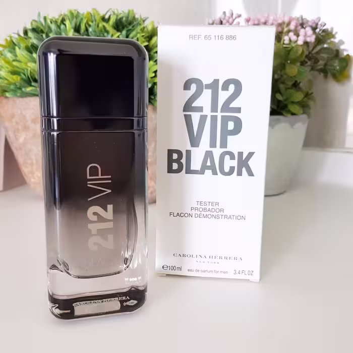 تستر عطر مردانه 212 vip بلک Carolina Herrera VIP Black