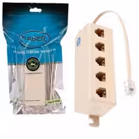 تبدیل 1به5  تلفن با کابل متصل Kaiser