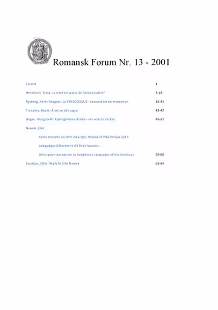 خرید و دانلود نسخه کامل کتاب Romansk forum