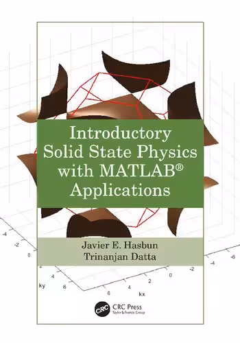 خرید و دانلود نسخه کامل کتاب Introductory Solid State Physics with MATLAB® Applications