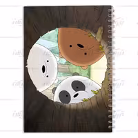 دفتر مشق کارتون سه کله پوک