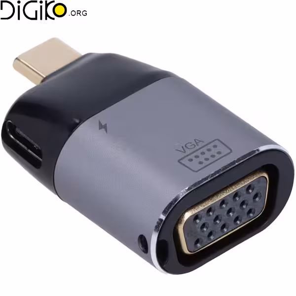 تبدیل تایپ سی به VGA   PD مارک MINI TECH