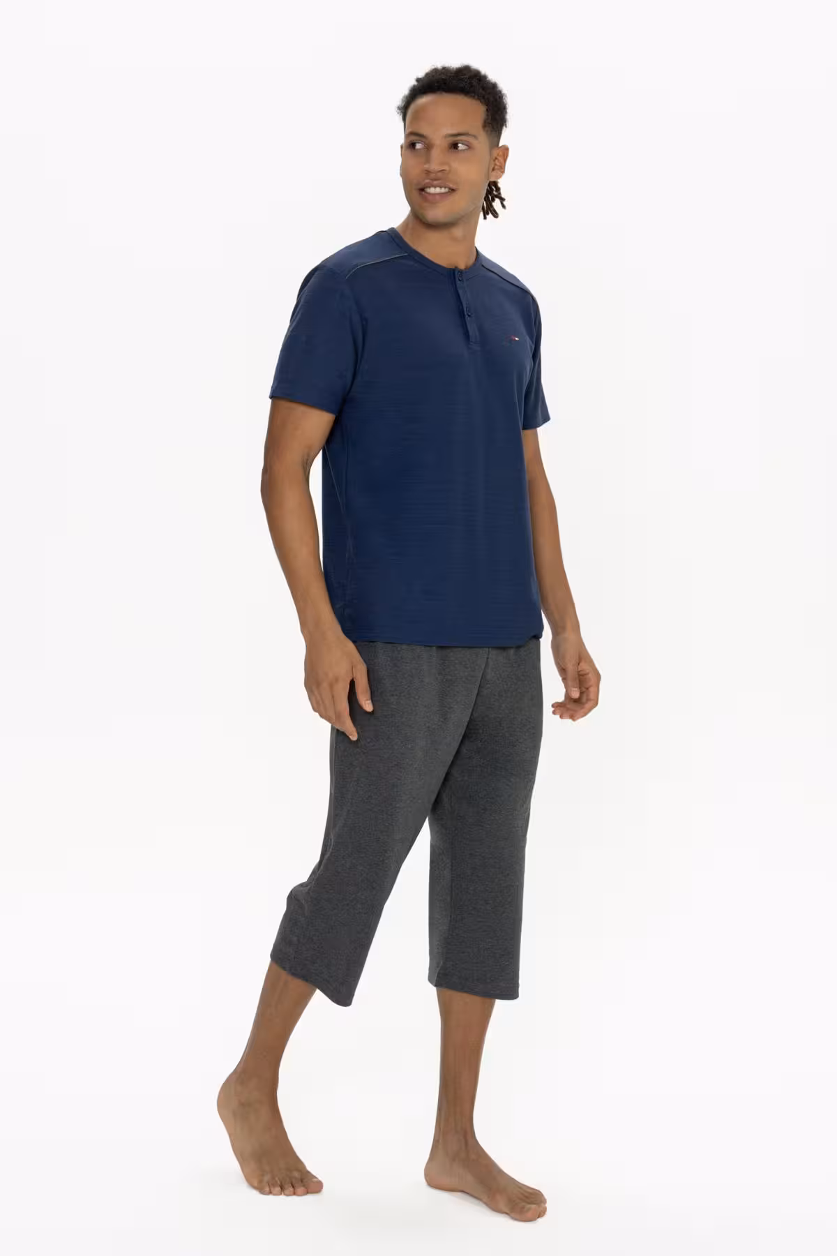 ست پیژامه مردانه پایه POLO MEN'S CAPRI AND T SHIRT TEAM U.S. Polo Assn.