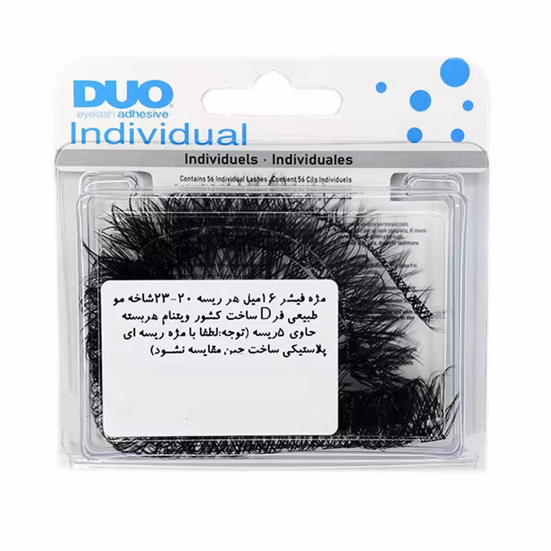 مژه مصنوعی دوو مدل فیشر 10 بسته 5 عددی