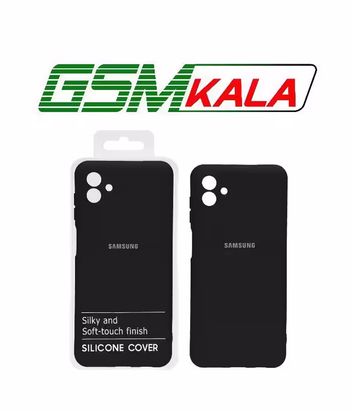 قاب نیو سیلیکون محافظ لنزدار Samsung A04 -RFF - مشکی کد7