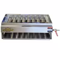 کباب پز آکماز مدل 8 شعله steel