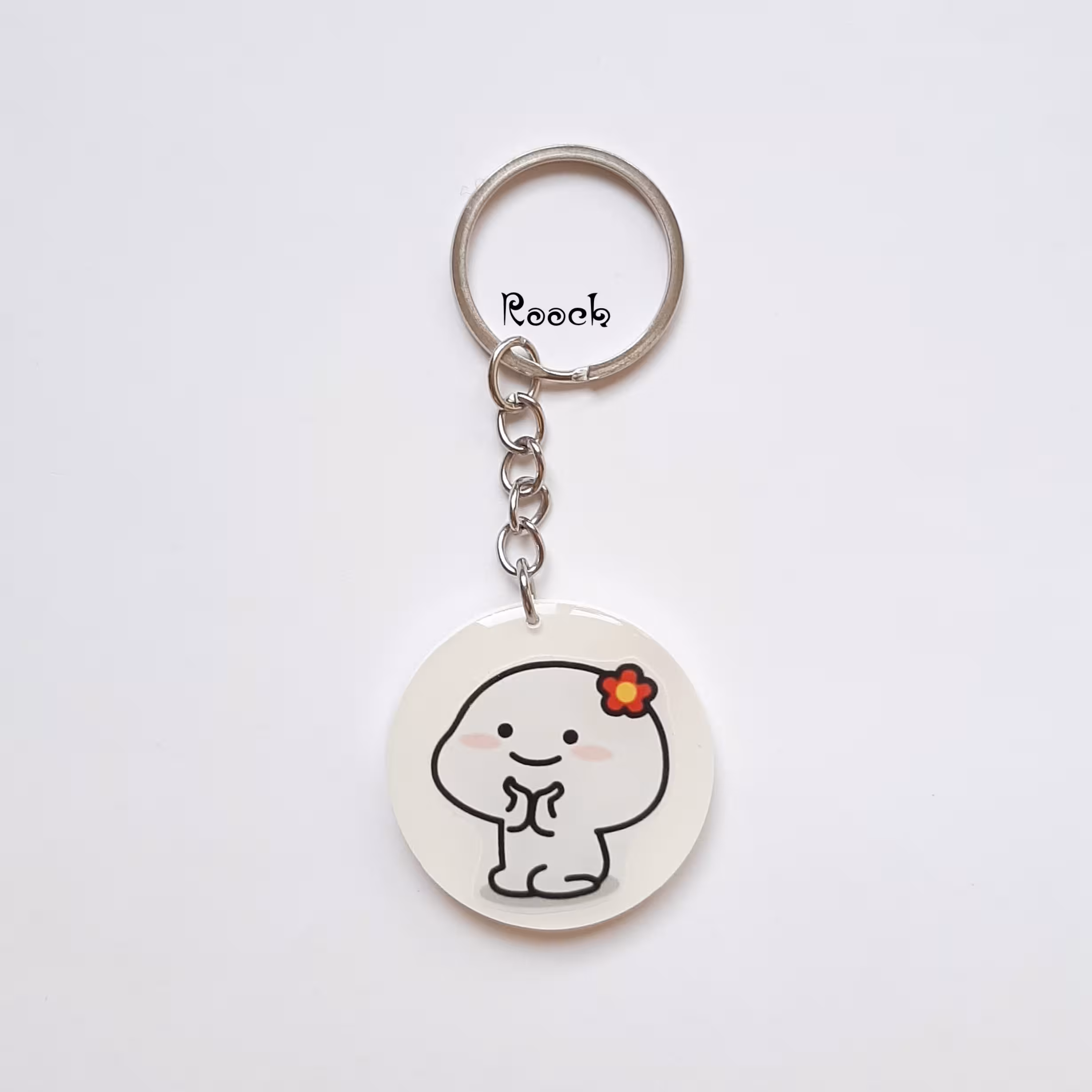 جاسوییچی رزینی طرح فانتزی  مناسب اویز کیف و کوله