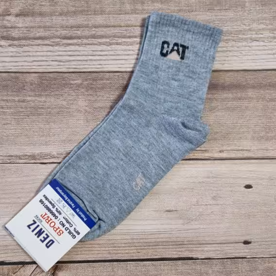 جوراب مچی مدل CAT طوسی