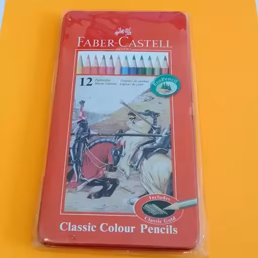 مداد رنگی12 رنگ فابر کاستل Faber Castell کد 715