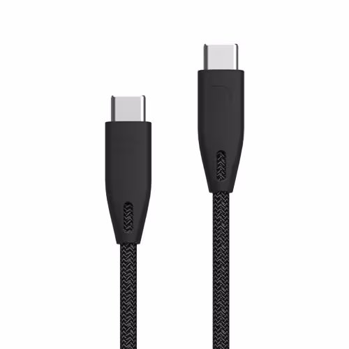 کابل شارژ 2 سر تایپ سی 2 متری 100 واتی پاورولوژی مدل Powerology pbcc2bk