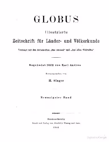 خرید و دانلود نسخه کامل کتاب Globus. Illustrierte Zeitschrift für Länder- und Völkerkunde