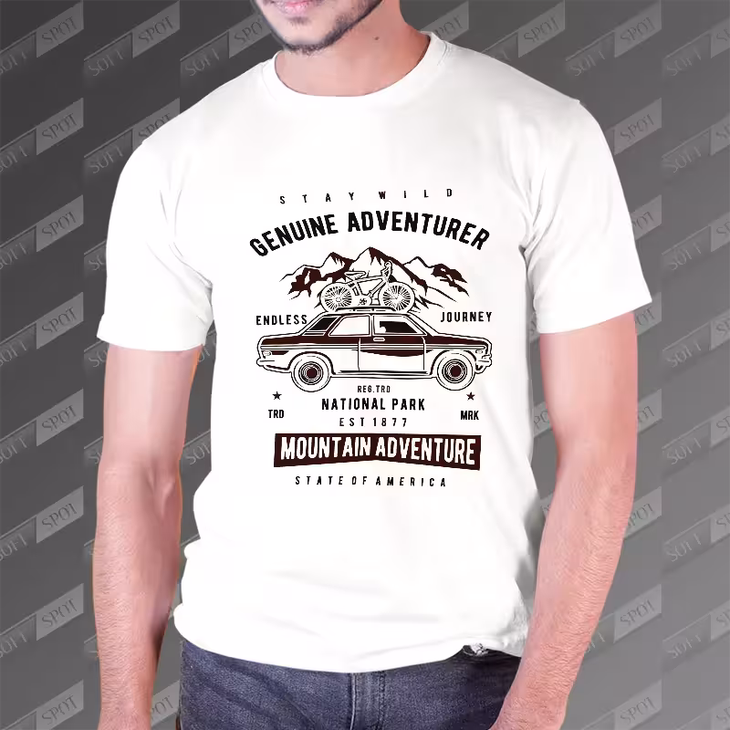 تیشرت مردانه طرح Genuine Adventurer TS-650