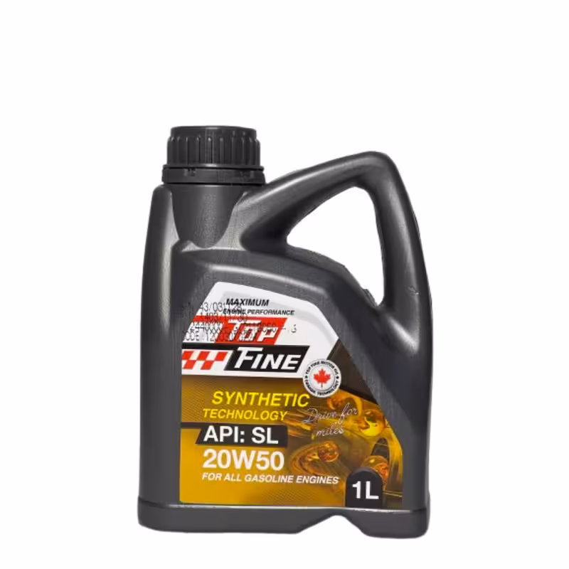 روغن موتور سیکلت تمام سنتتیک تاپ فاین مدل SL 20W-50 حجم 1 لیتر | کالا مکس