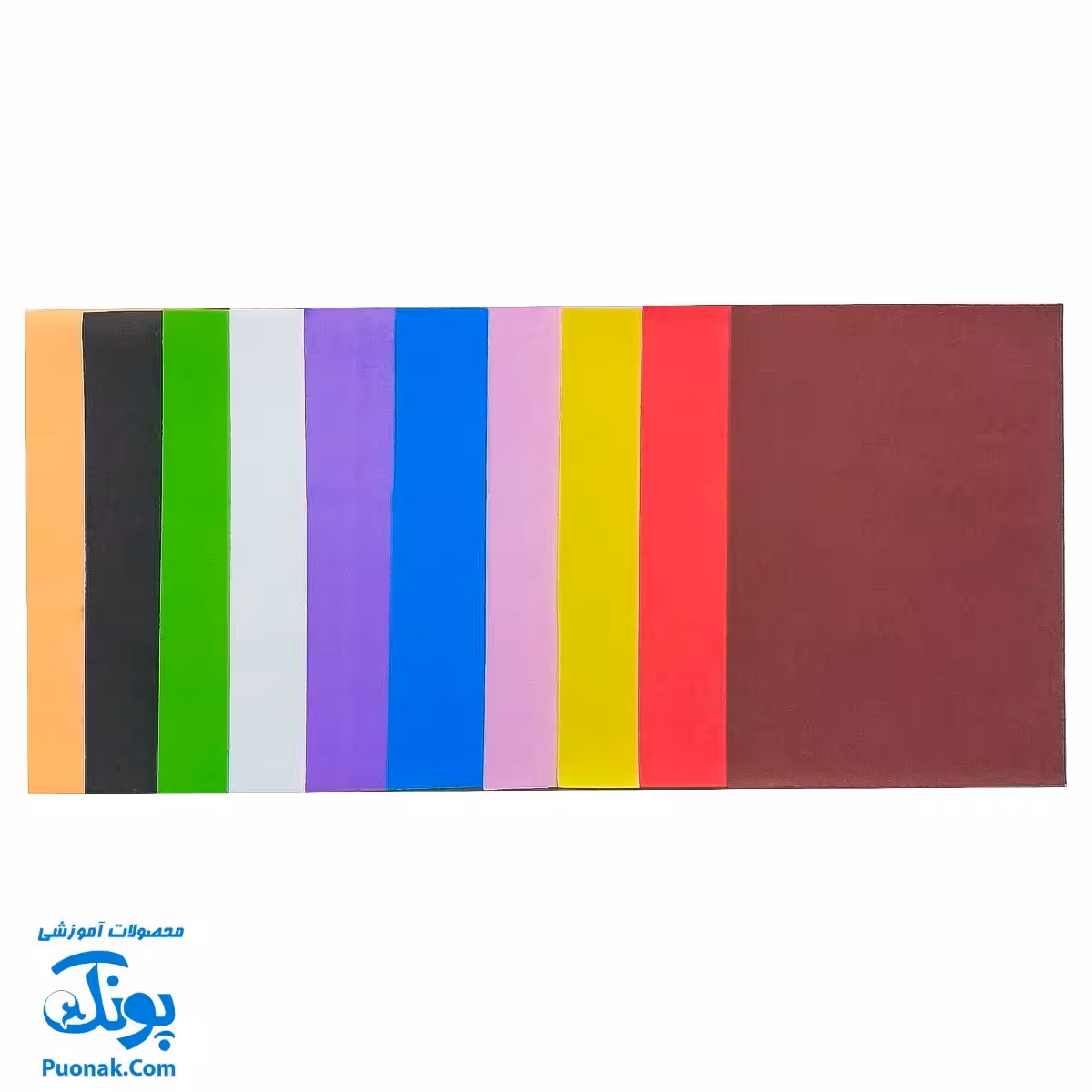 فوم رنگی A4 ساده بسته 10 عددی