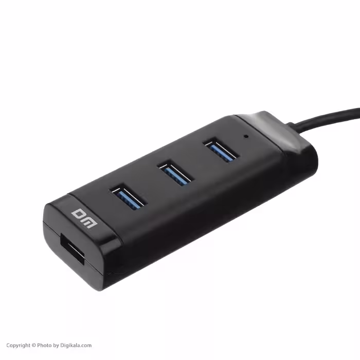 هاب USB 3.0 چهار پورت از برند دی ام مدل CHB007