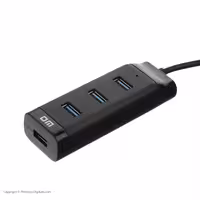 هاب USB 3.0 چهار پورت از برند دی ام مدل CHB007